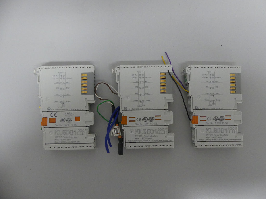 3X BECKHOFF KL6001