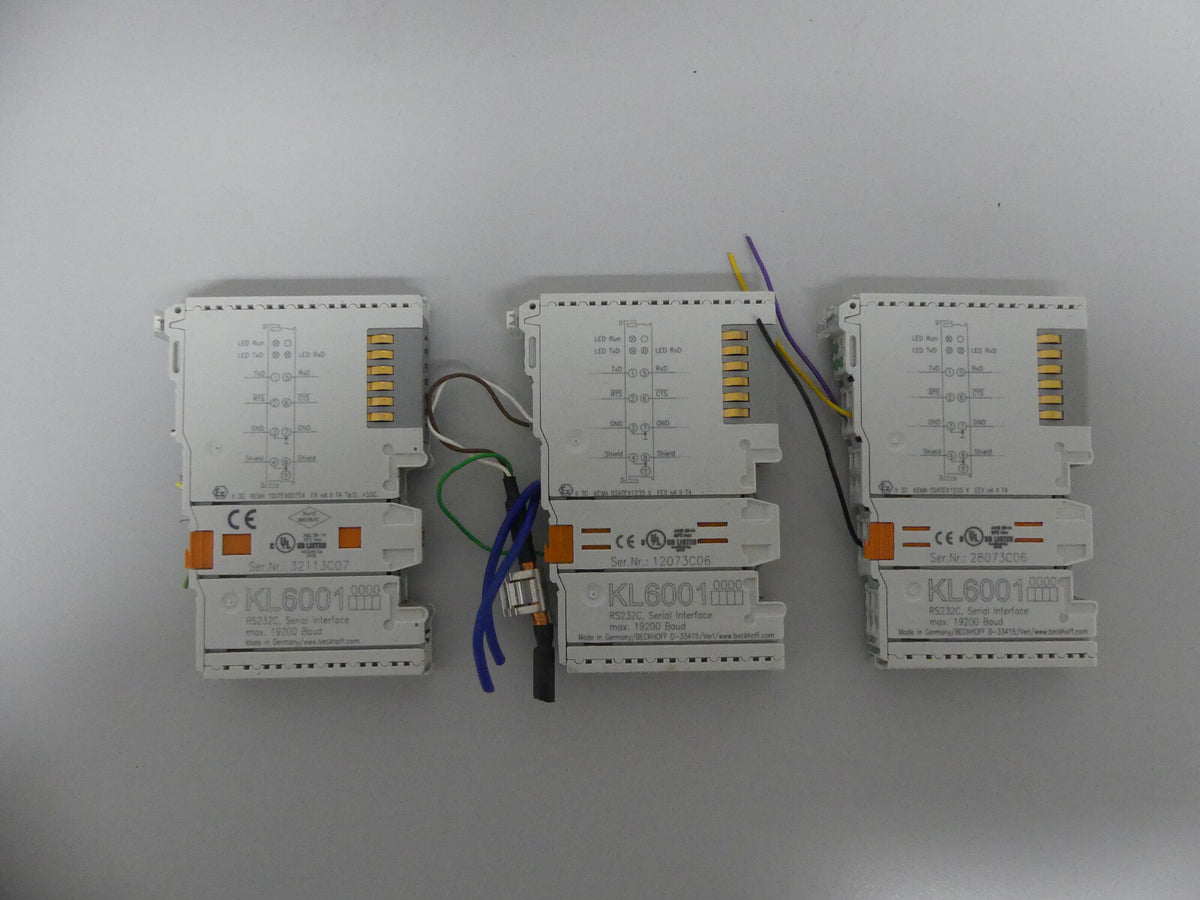 3X BECKHOFF KL6001