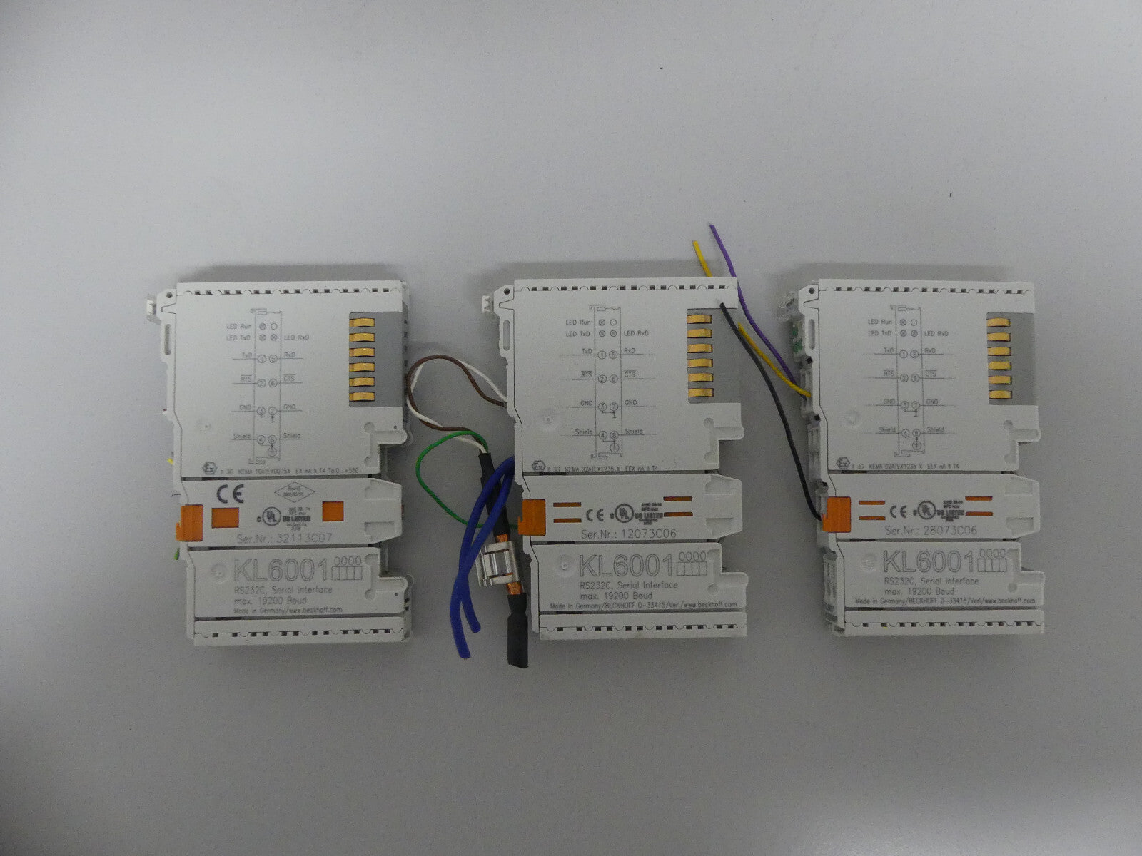 3X BECKHOFF KL6001