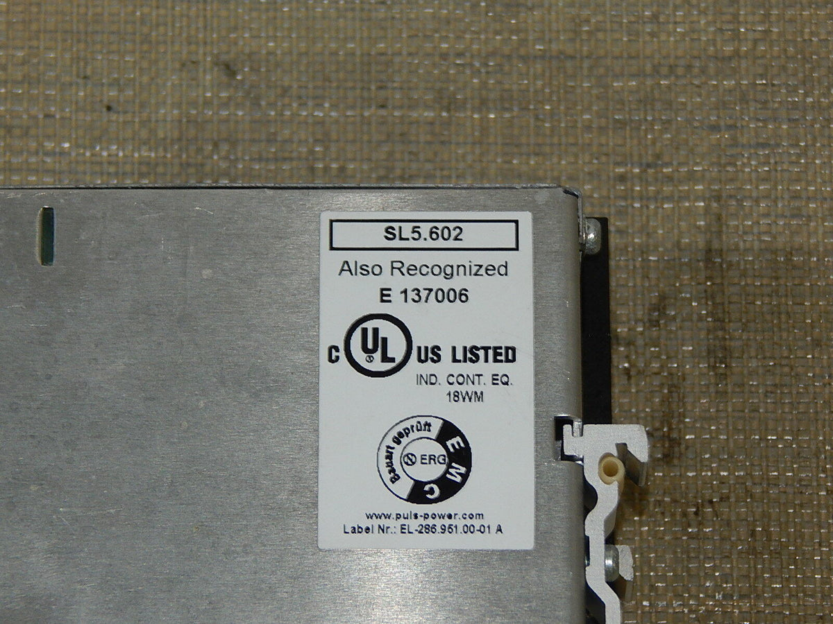  IFM Electronic SL5.602 / DN2032 Power Supply used