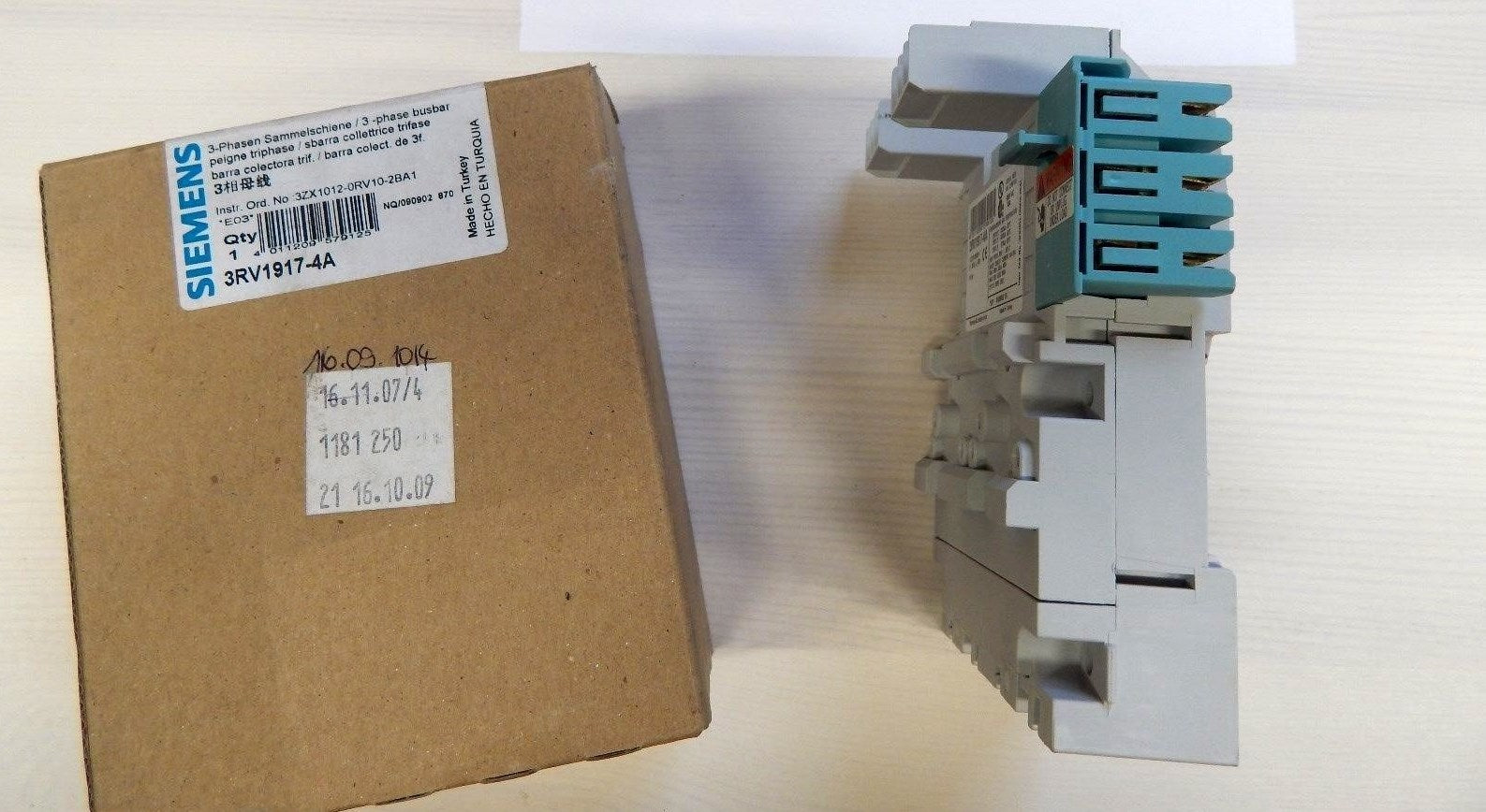 Siemens 3-Phasen Sammelschiene 6RV1917-4A Neu