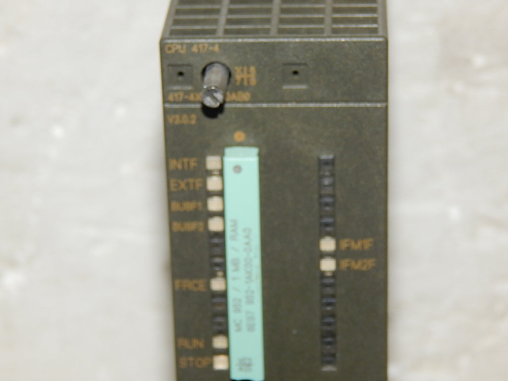 Siemens Simatic S7 CPU 417-4 Typ: 6ES7 417-4XL00-0AB0 / E-Stand: 05 used