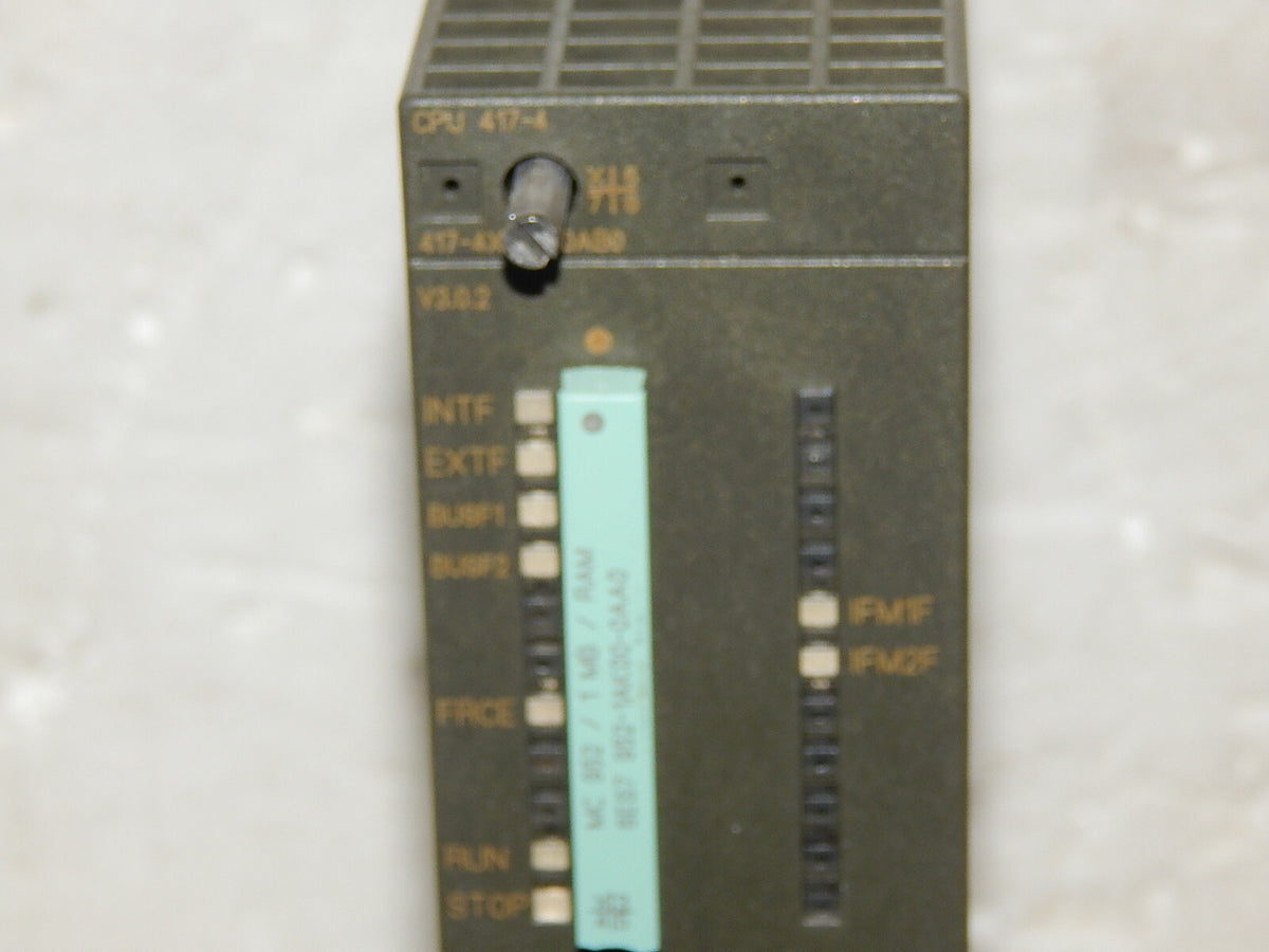 Siemens Simatic S7 CPU 417-4 Typ: 6ES7 417-4XL00-0AB0 / E-Stand: 05 used