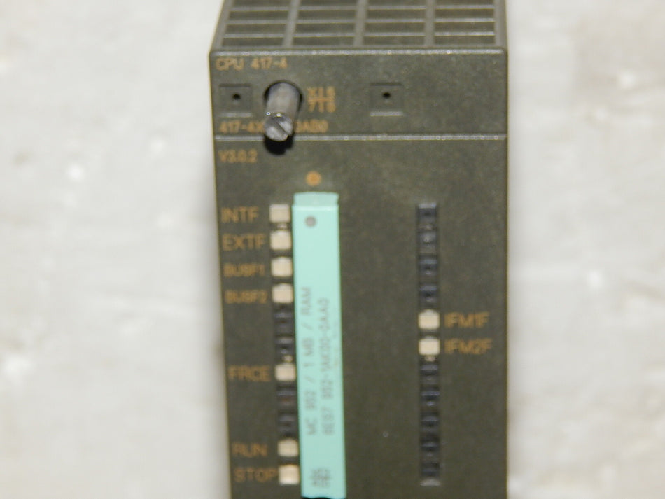 Siemens Simatic S7 CPU 417-4 Typ: 6ES7 417-4XL00-0AB0 / E-Stand: 05 used