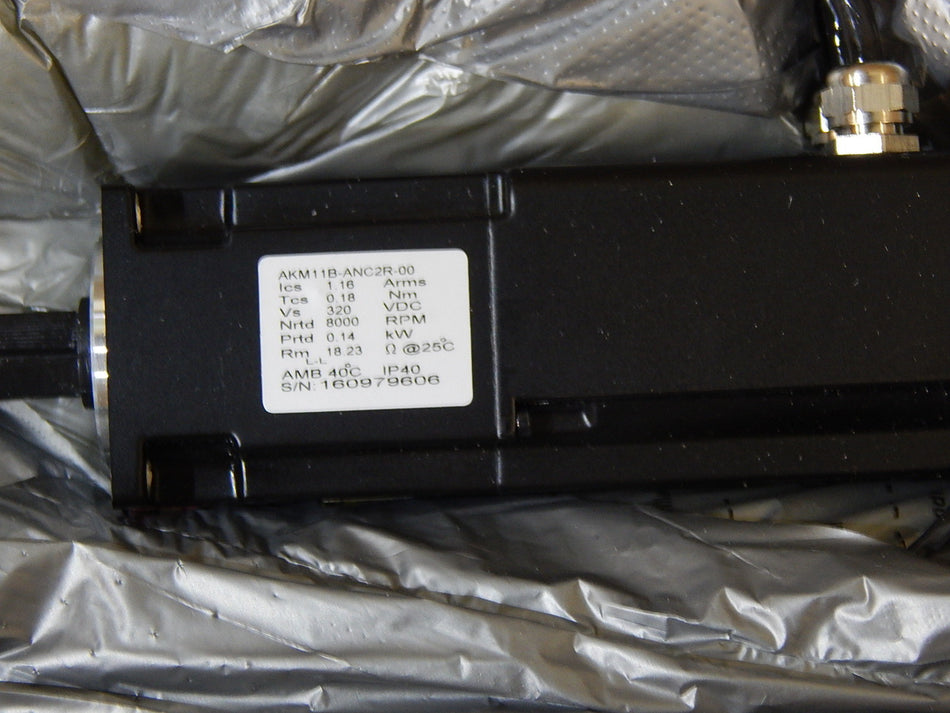 KOLLMORGEN  SERVOMOTOR AKM11B-ANC2R-00 320V  8000RPM 