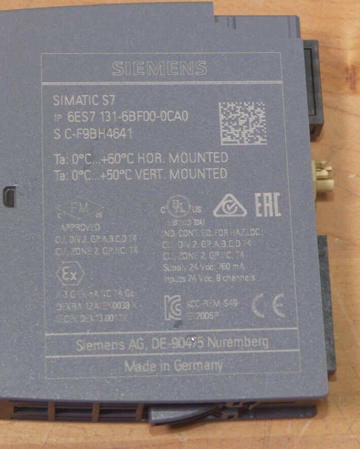 Siemens 6ES7 131-6bf00-0ca0  6ES7131-6bf00-0ca0