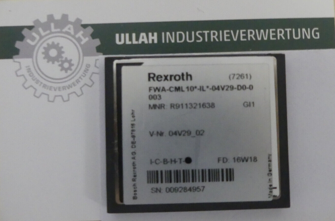Rexroth FWA-CML10*-IL*-04V29-D0-0 MNR: R911321638