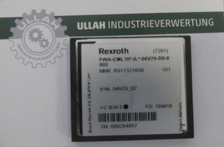 Rexroth FWA-CML10*-IL*-04V29-D0-0 MNR: R911321638