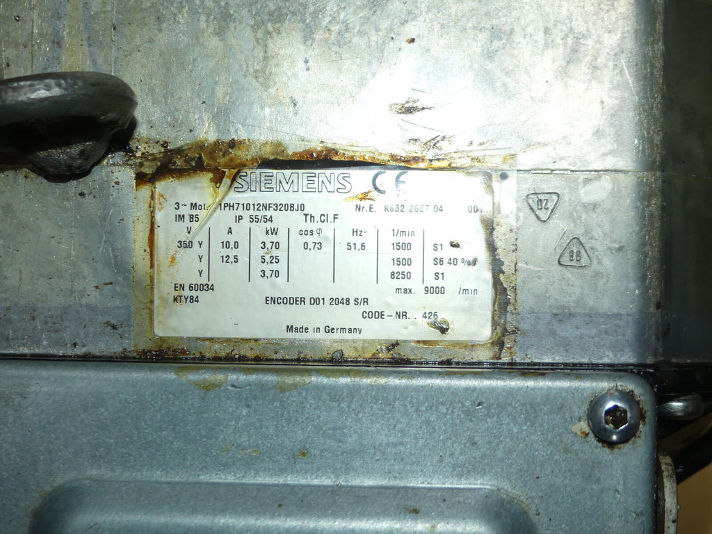 siemens 1PH7101-2NF32-0BJ0 used s.Bilder