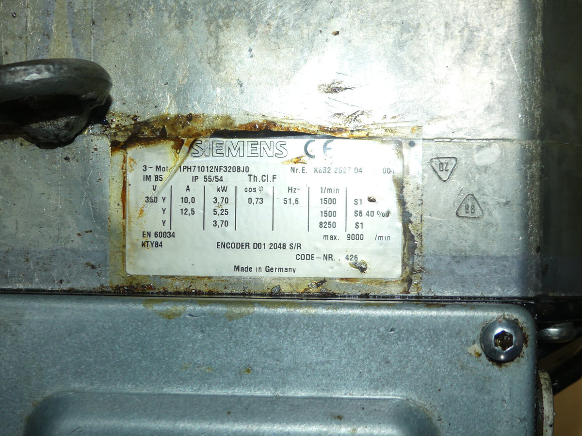 siemens 1PH7101-2NF32-0BJ0 used s.Bilder