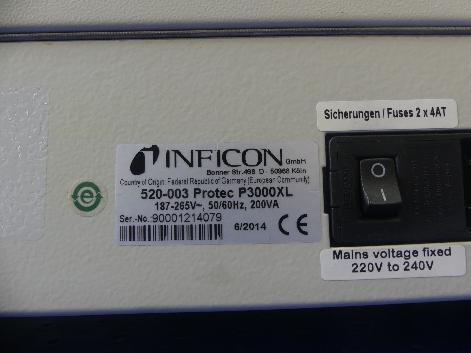Inficon Protec P3000 XL