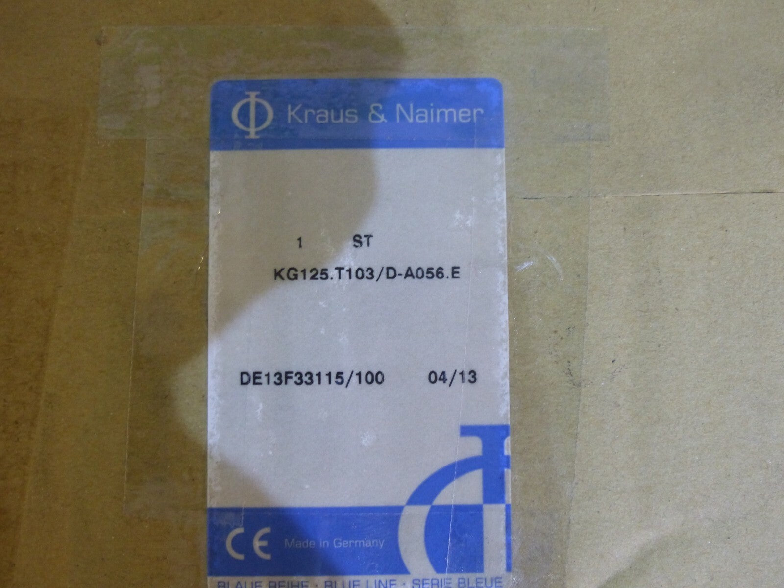 Kraus KG125.T103/D-A056.E s. Bilder