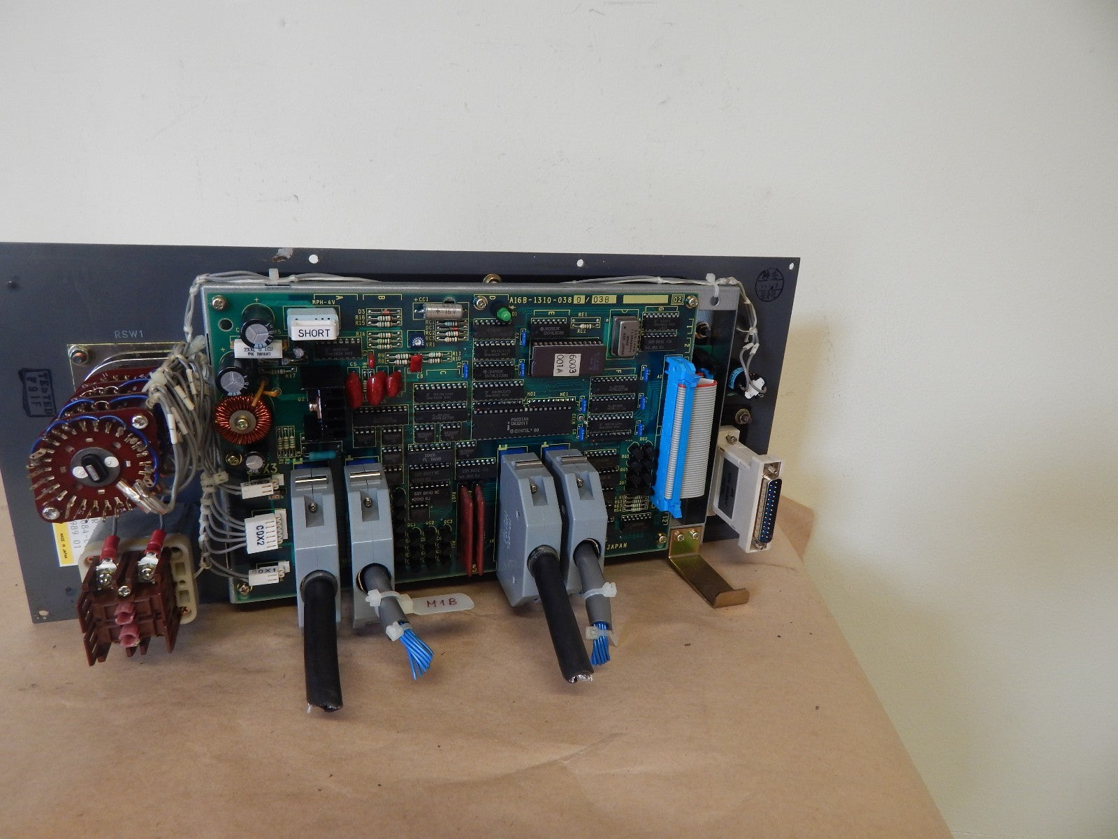 Fanuc Operators Panel, A02B-0084-C141, A16B-1310-038/0/03B, Used,  