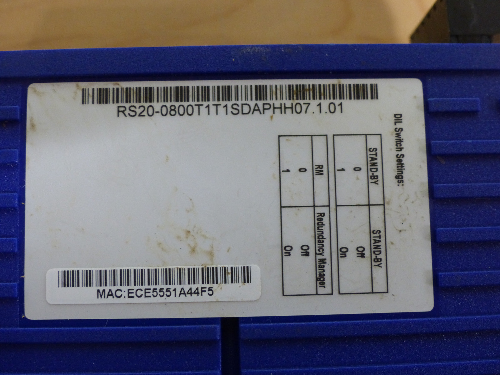 Hirschmann RS20 RS20-0800T1T1SDAPHH07.1.01 Rail Switch