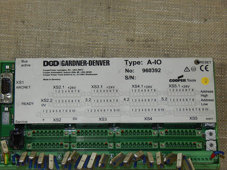  GARDNER-DENVER Bus Modul  A-IO No: 960392 used