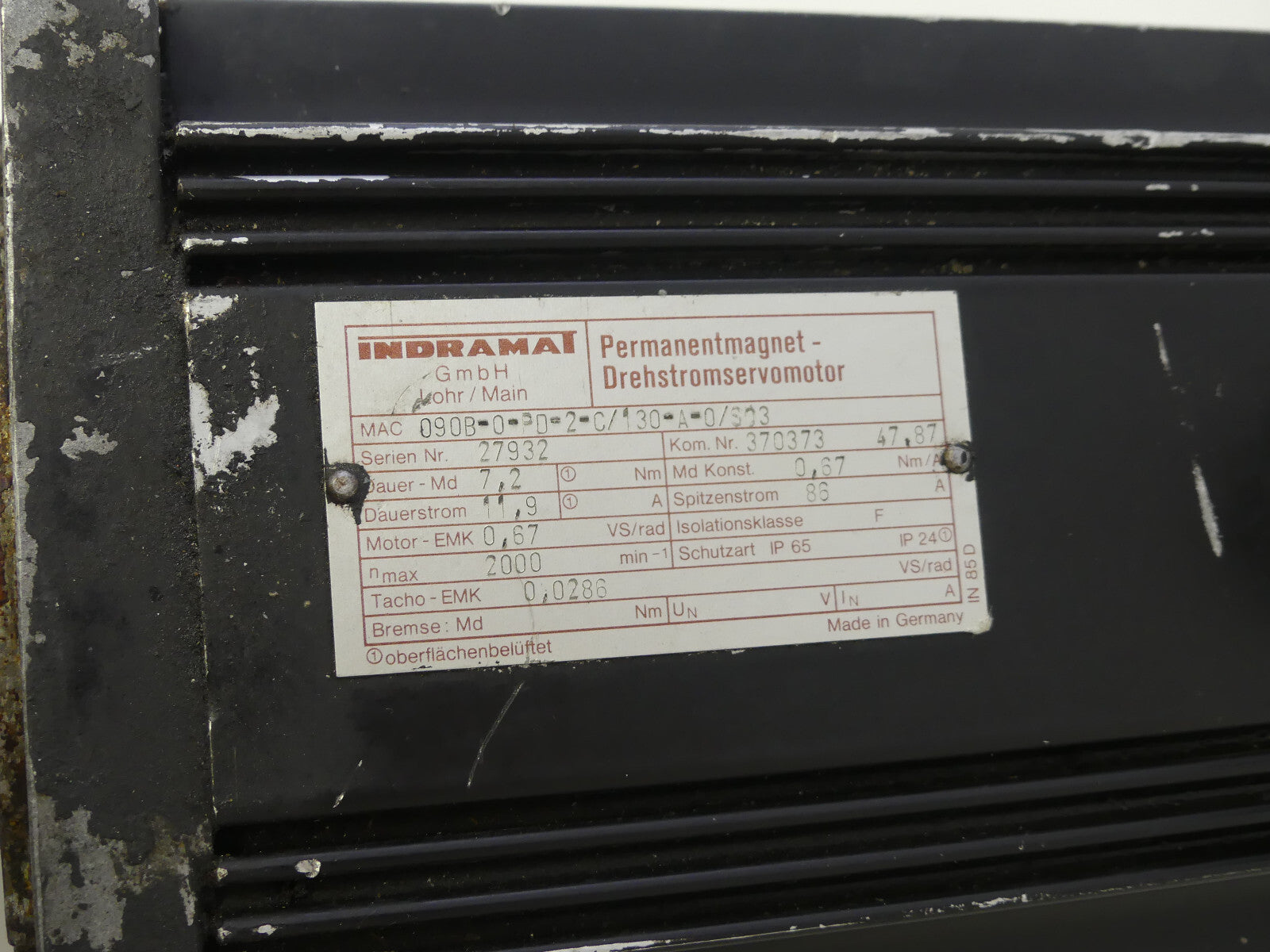 Indramat 090B-0-PD-2-C/130-A-0/S03