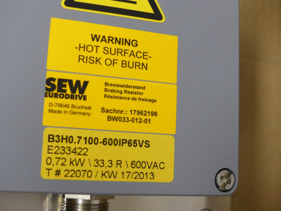 SEW Eurodrive BW033-012-01 17962196