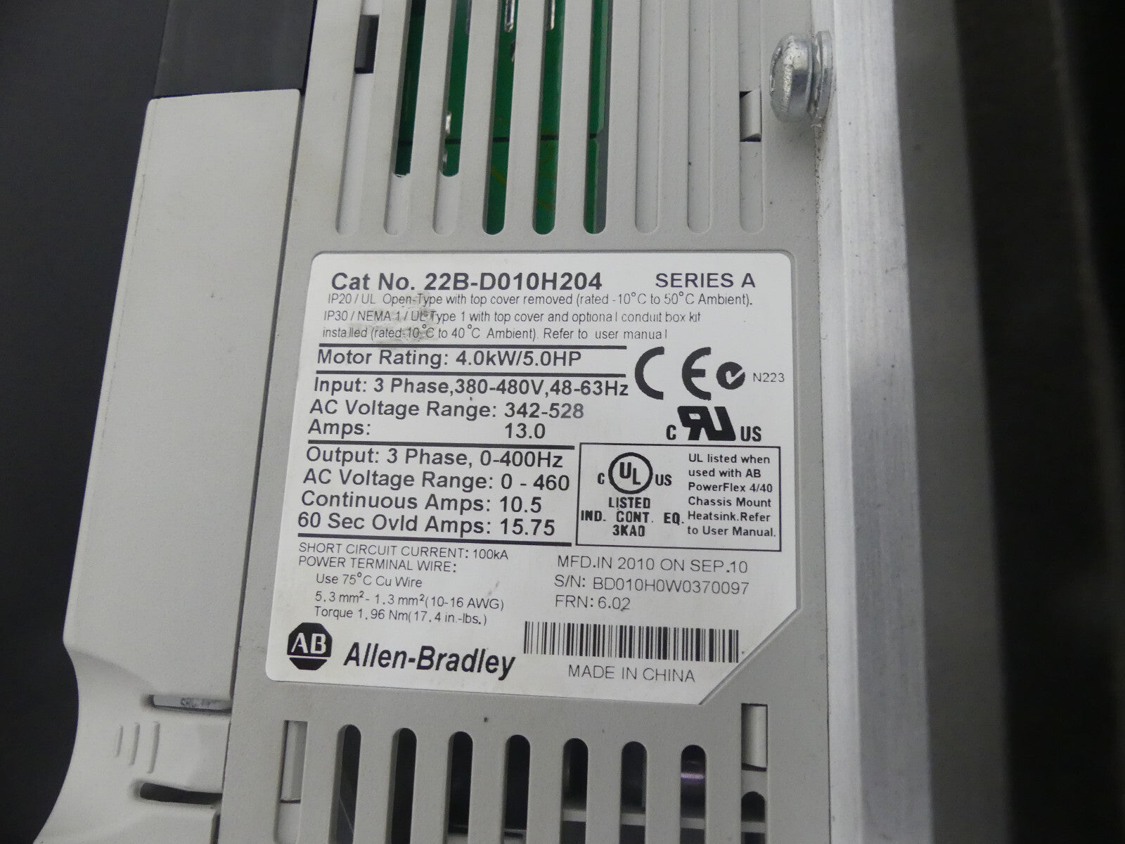 Allen Bradley 22B-D010H204