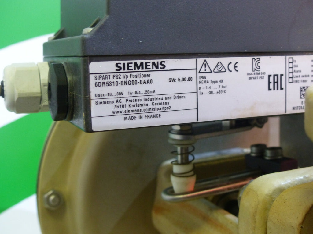 Samson 3277 Pneumatischer  3241 02 GG-25  siemens Steuerung  6DR5310-0NG00-0AA0