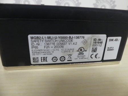 Euchner MGB2-L1-MLI-U-Y0000-BJ-136776