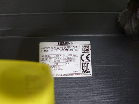 siemens 1fk7101-2af71-1ch2 used