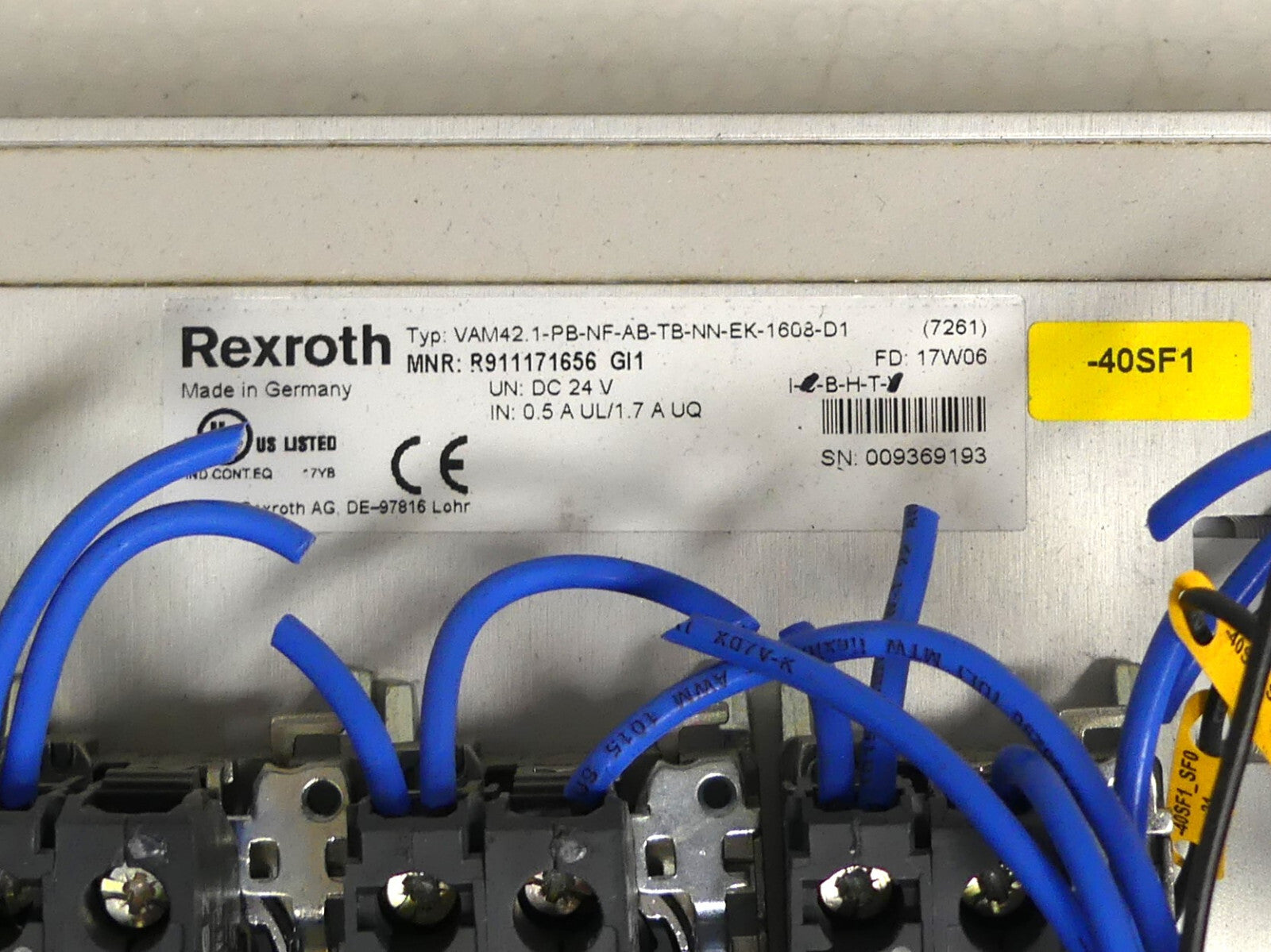 Rexroth Control Device VAM42.1-PB-NF-AB-TB-NN-EK-1608-D1