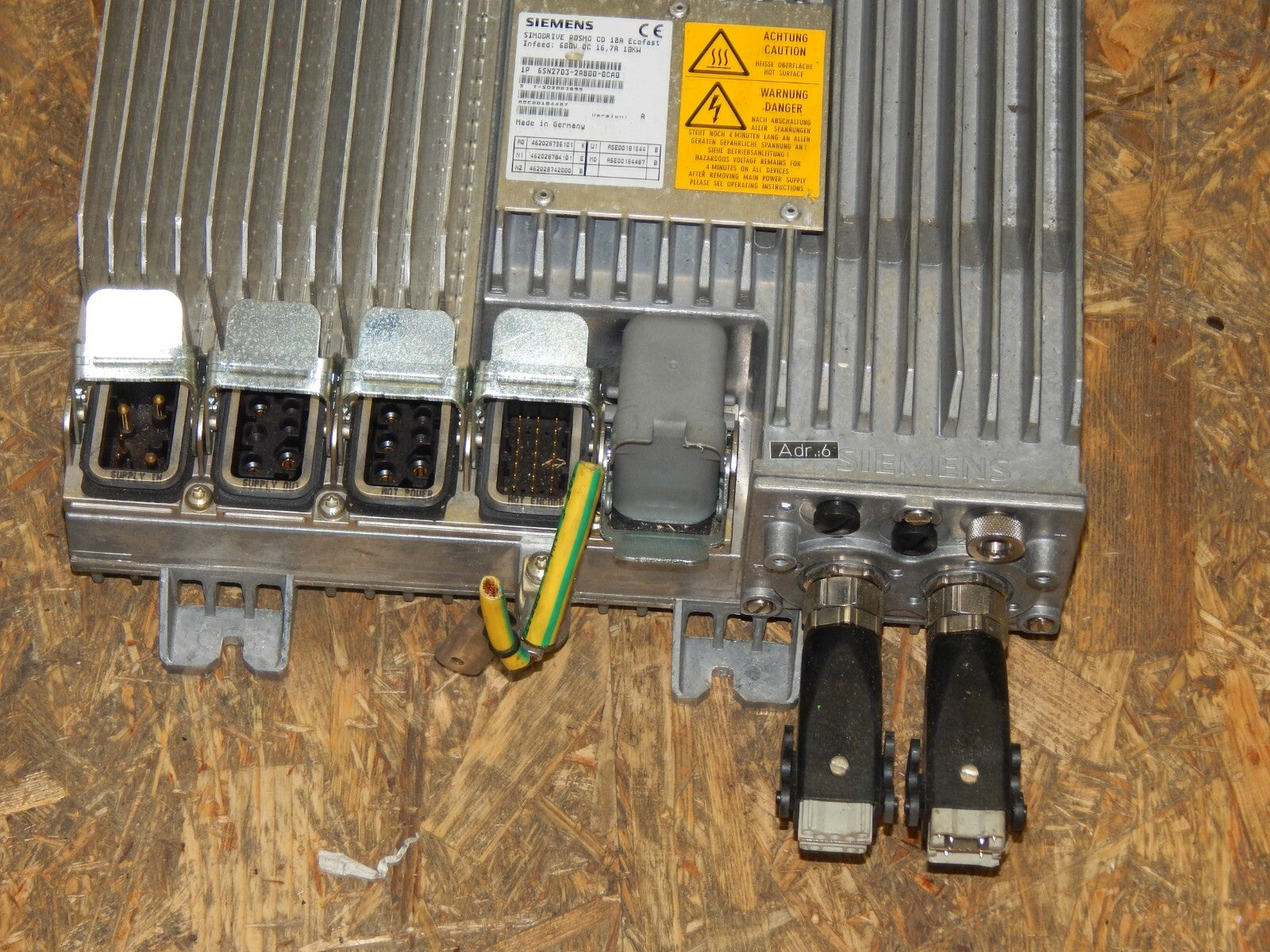  SIEMENS Simodrive Posmo  CD 18A Ecofast  6SN2703-2AB00-0CA0  used s.Bilder