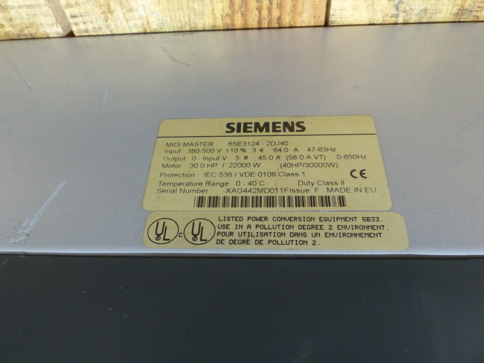 Siemens MIDI MASTER 6SE3 124-2DJ40