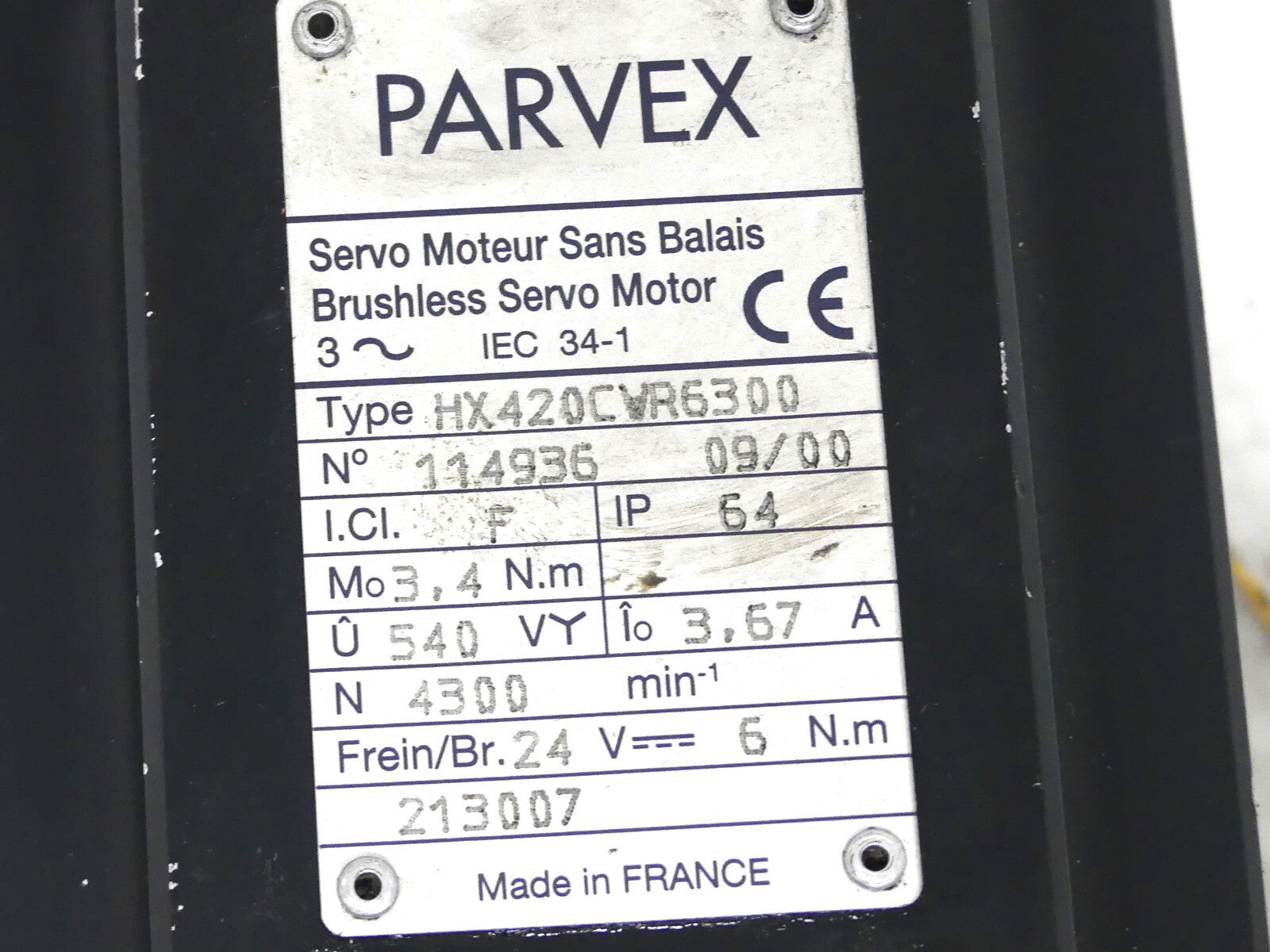 PARVEX HX420CWR6300