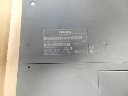 Siemens Simatic S7 CPU 412-1 6ES7 412-1XF03-0AB0 // 6ES7412-1XF03-0AB  Neuwertig