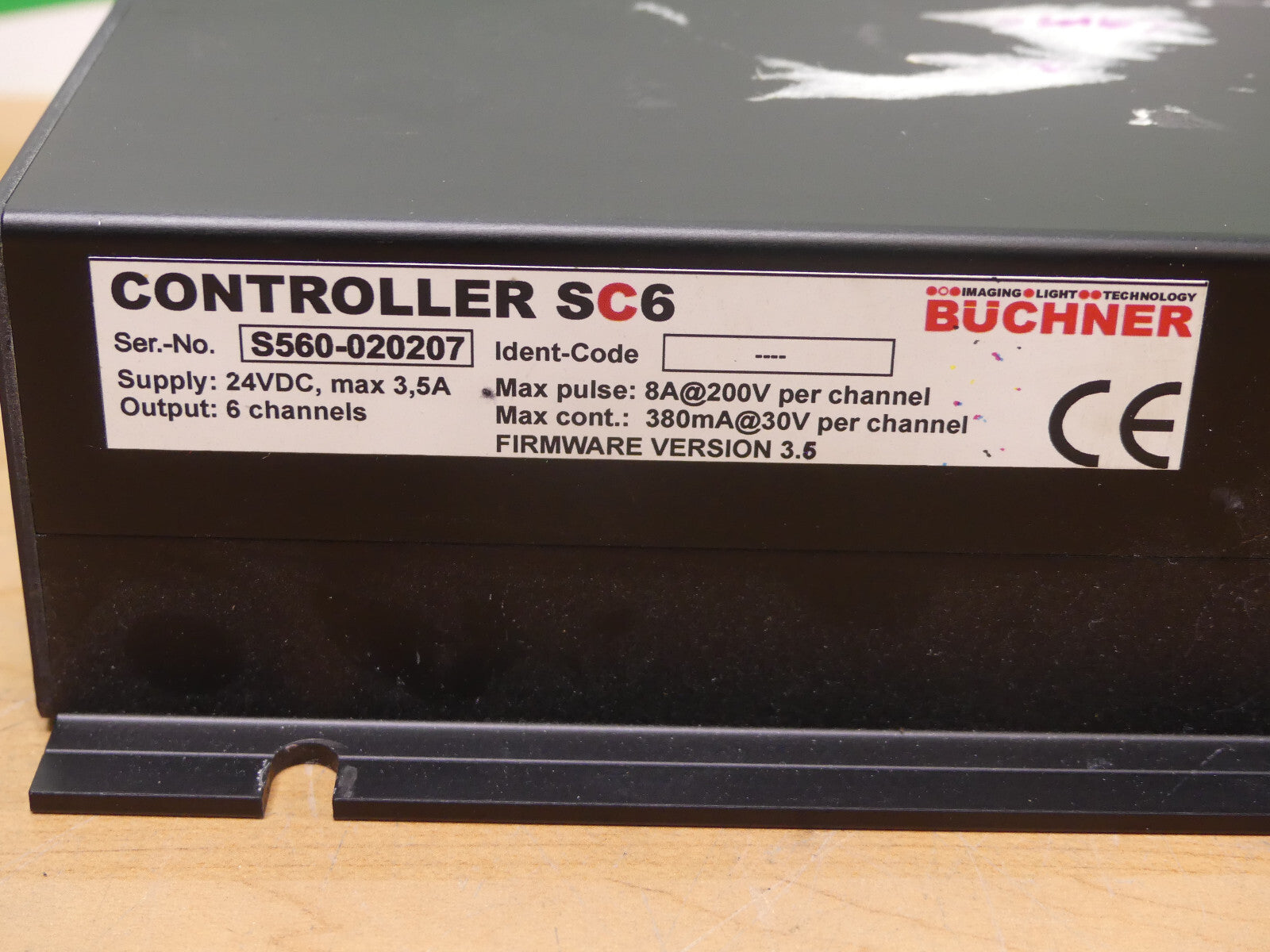 Büchner Controller SC6 LED Blitzsteuerung SER.-No S560-020207