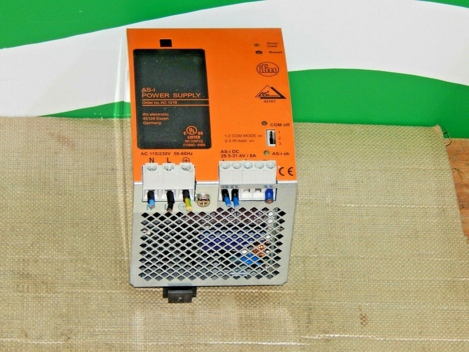  ifm AC1218 AS-i power supply AC 1218 Stromversorgung  used