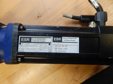 ESR Pollmeier AC-Servomotor LX320 BK R9 mit alpha getriebe 75-M1-7E