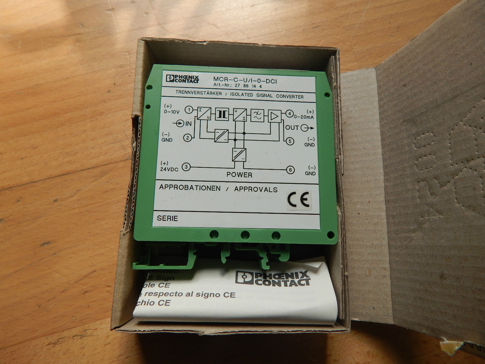 Phoenix Contact MCR-C-U/1-0-DCI  3-Wege Trennverstärker Neu