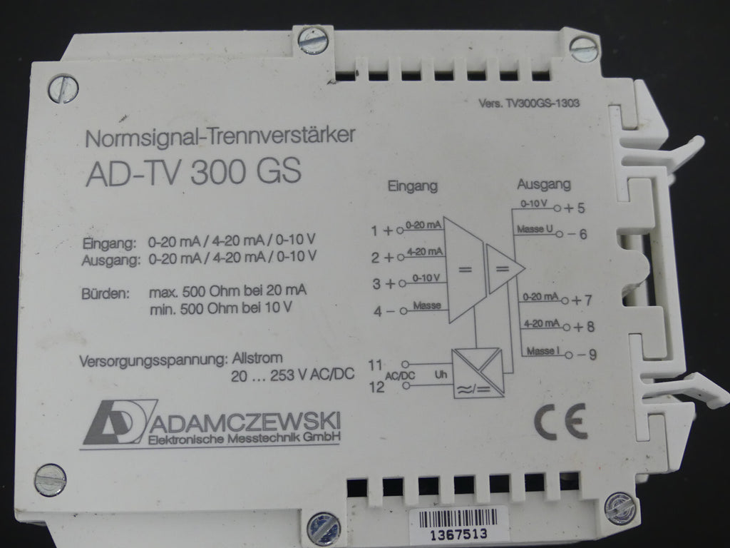 ADAMCZEWSKI AD-TV 300 GS Normsignal-Trennverstärker