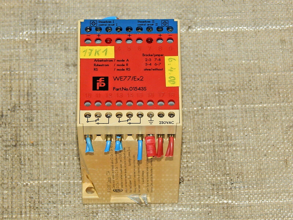  PEPPERL+Fuchs WE 77/Ex2 used
