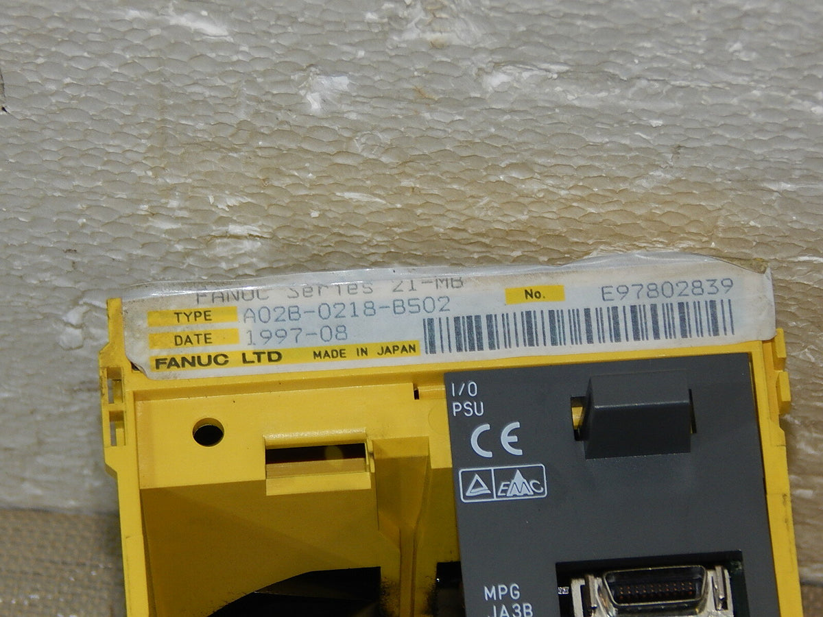  Fanuc I/O Netzteil Platte, A16B-2202-0985/04B700728 + A02B-0218 used