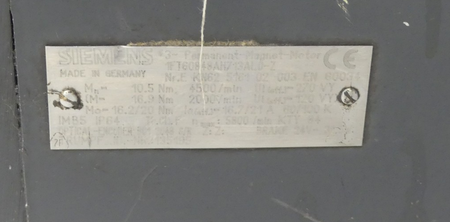 SIEMENS 1FT6084-8AH71-3AL0-Z Leicht beschädigt s.Bilder