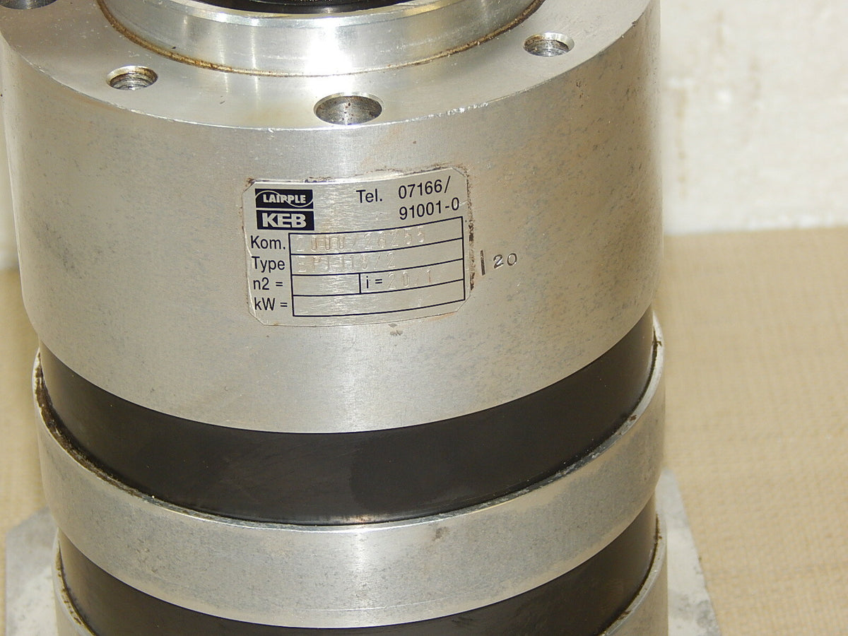  KEB Planetengetriebe  EPL118/2  KOm.2000/26255 i=20/1 Used