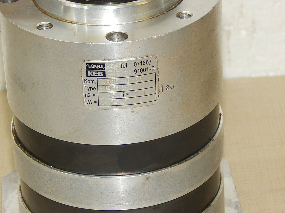  KEB Planetengetriebe  EPL118/2  KOm.2000/26255 i=20/1 Used