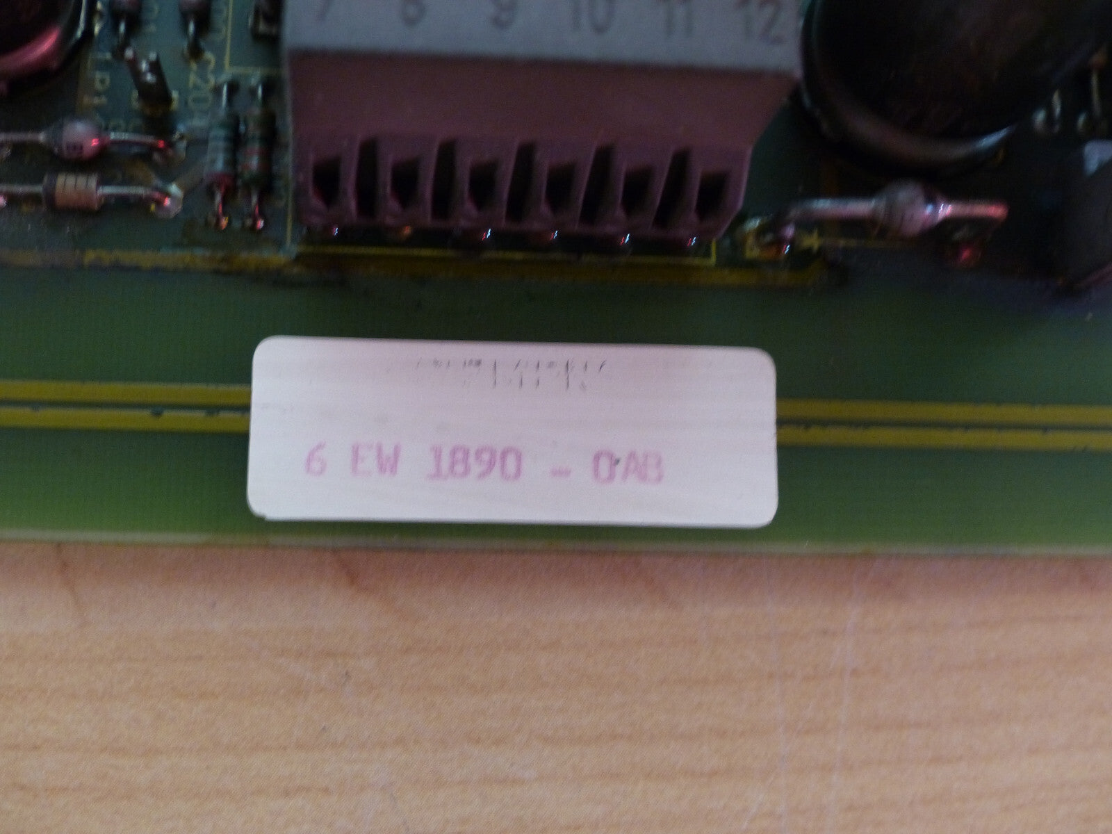 Siemens 6ew 1890-0ab used