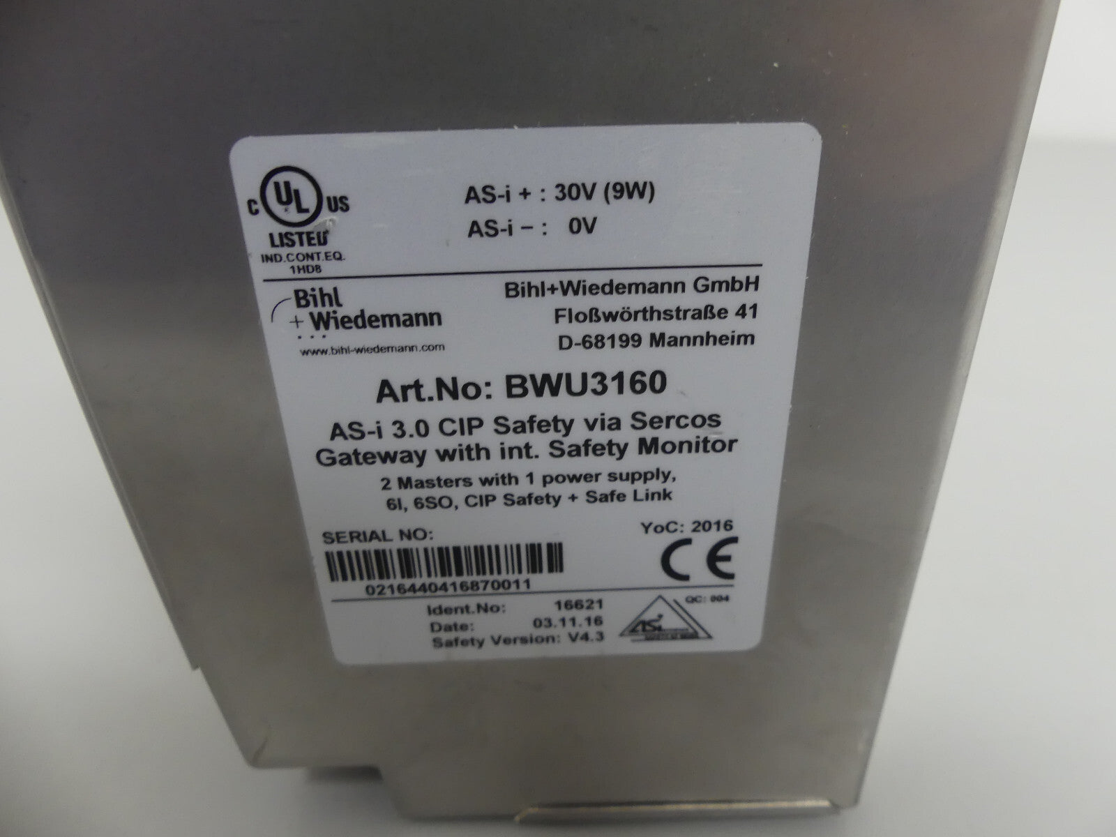 Bihl+Wiedemann BWU3160