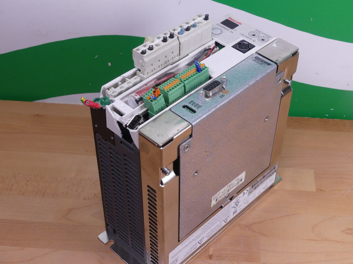 Rexroth Indramat Ecodrive DKC10.3-008-3-MGP-01VRS+ ECOM01.1-PB01-NN  beschädigt
