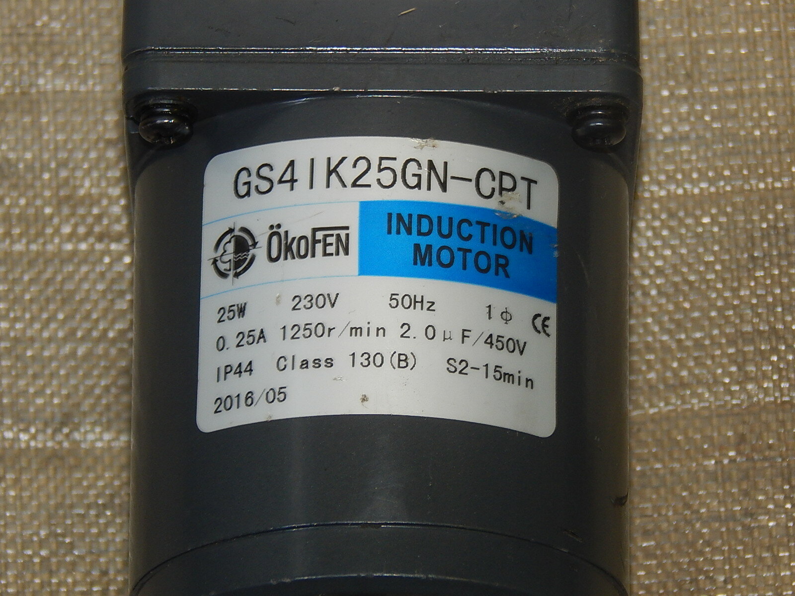  GS4IK25GN-CPT Ökofen  Oriental Motor Induction Motor 4GN 90K used