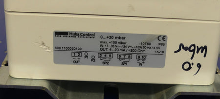 Huba-Control 698.11000201000  Differenzdrucktransmitter 0...+30 mbar max. +100