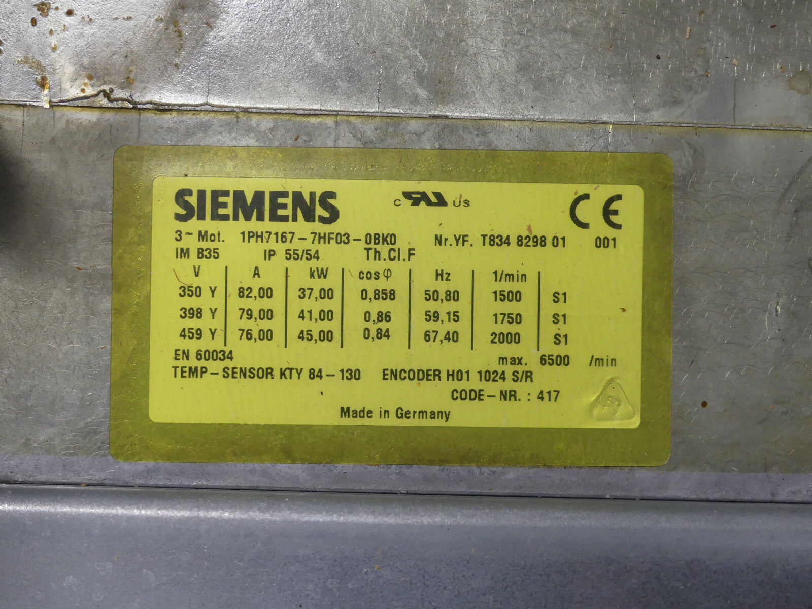Siemens  1PH7167-7HF03-0BK0