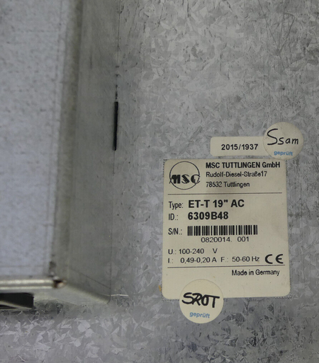 msc MONITOR ET-E 19"AC