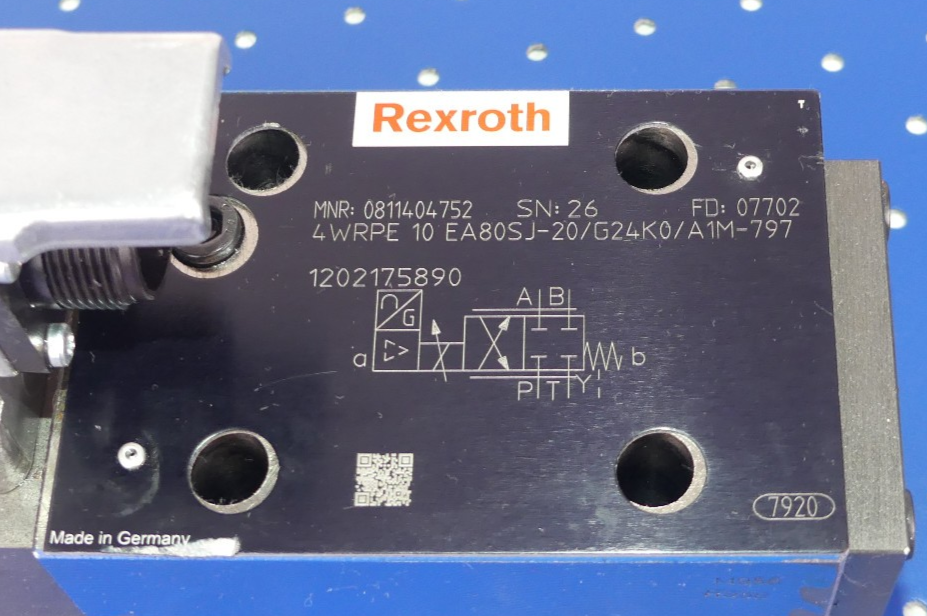 REXROTH 4 WRPE 10 EA80SJ-20/G24K0/A1M-797 MNR: 0811404752