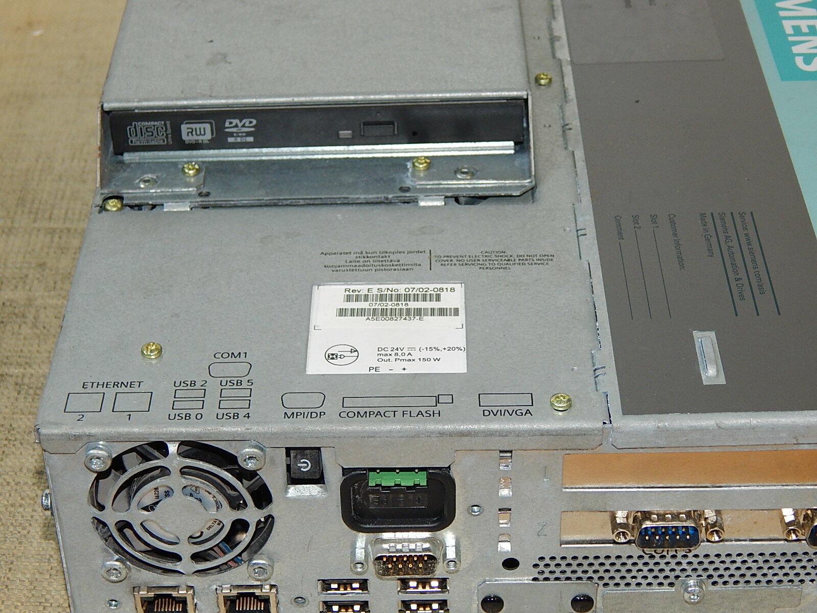 Siemens Simatic Box PC 627 (DC)  6ES7647-6AE35-0CK1 Ungerüft