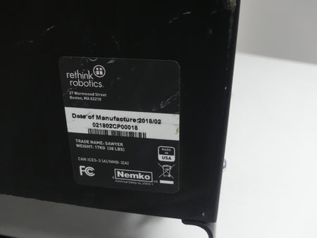 Nemko rethink robotics  021802CP00018 Controller-Box